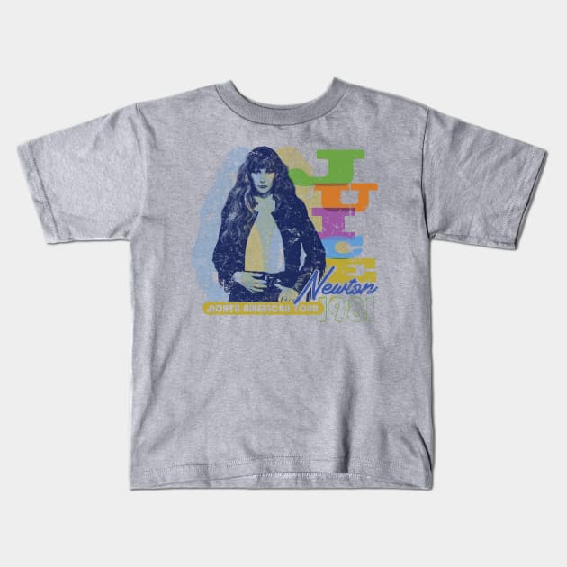 Juice Newton Kids T-Shirt by MindsparkCreative